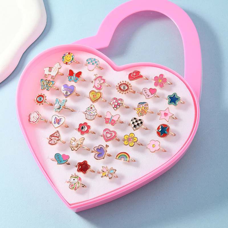 6/12/36pcs Adjustable Rings fo - Beauty Makeup Kids ulasan dan harga