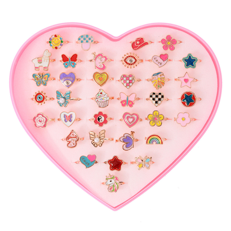 6/12/36pcs Adjustable Rings fo - Beauty Makeup Kids ulasan dan harga