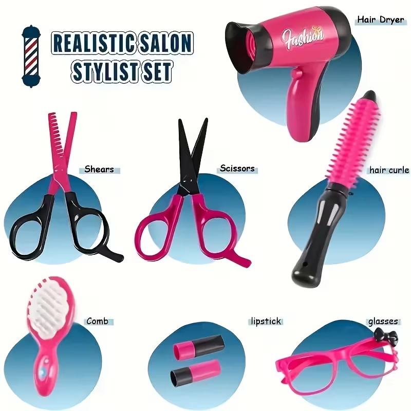 17Pcs Girls Beauty Salon Set M - Beauty Makeup Kids ulasan dan harga