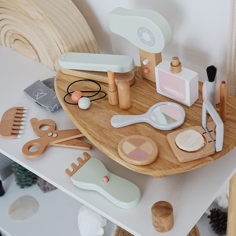 New Children Wooden Simulation - Beauty Makeup Kids ulasan dan harga