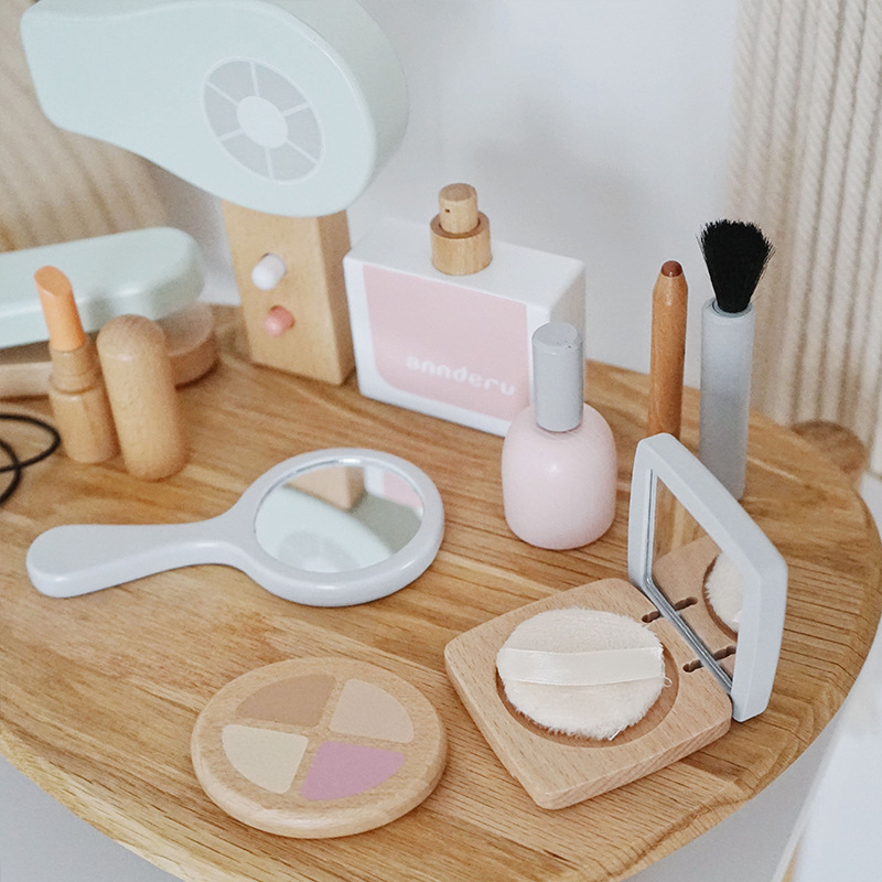 New Children Wooden Simulation - Beauty Makeup Kids ulasan dan harga