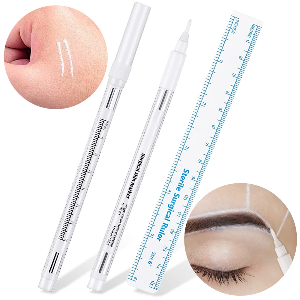 1set Marker Eyebrow Tattoo Pen - Eyebrow Pomade Pencil ulasan dan harga