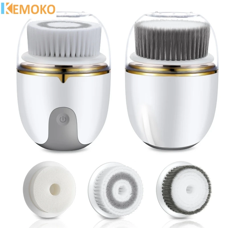 3 IN 1 Ultrasonic Facial Clean - Electric Face Cleanser Brush ulasan dan harga