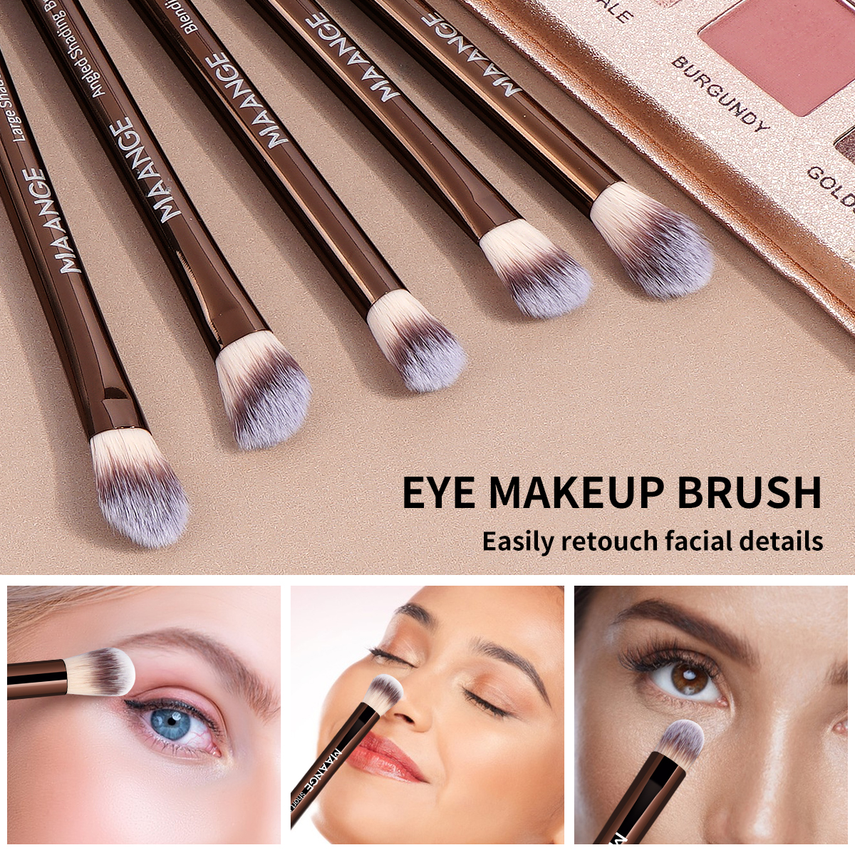 MAANGE 13pcs Makeup Brush Set  - Beauty Makeup Eyeshadow ulasan dan harga