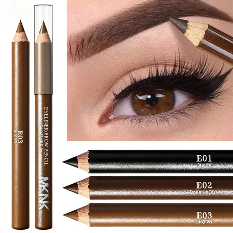 3 Colors Wooden Eyebrow Eyelin - Eyebrow Pomade Pencil ulasan dan harga
