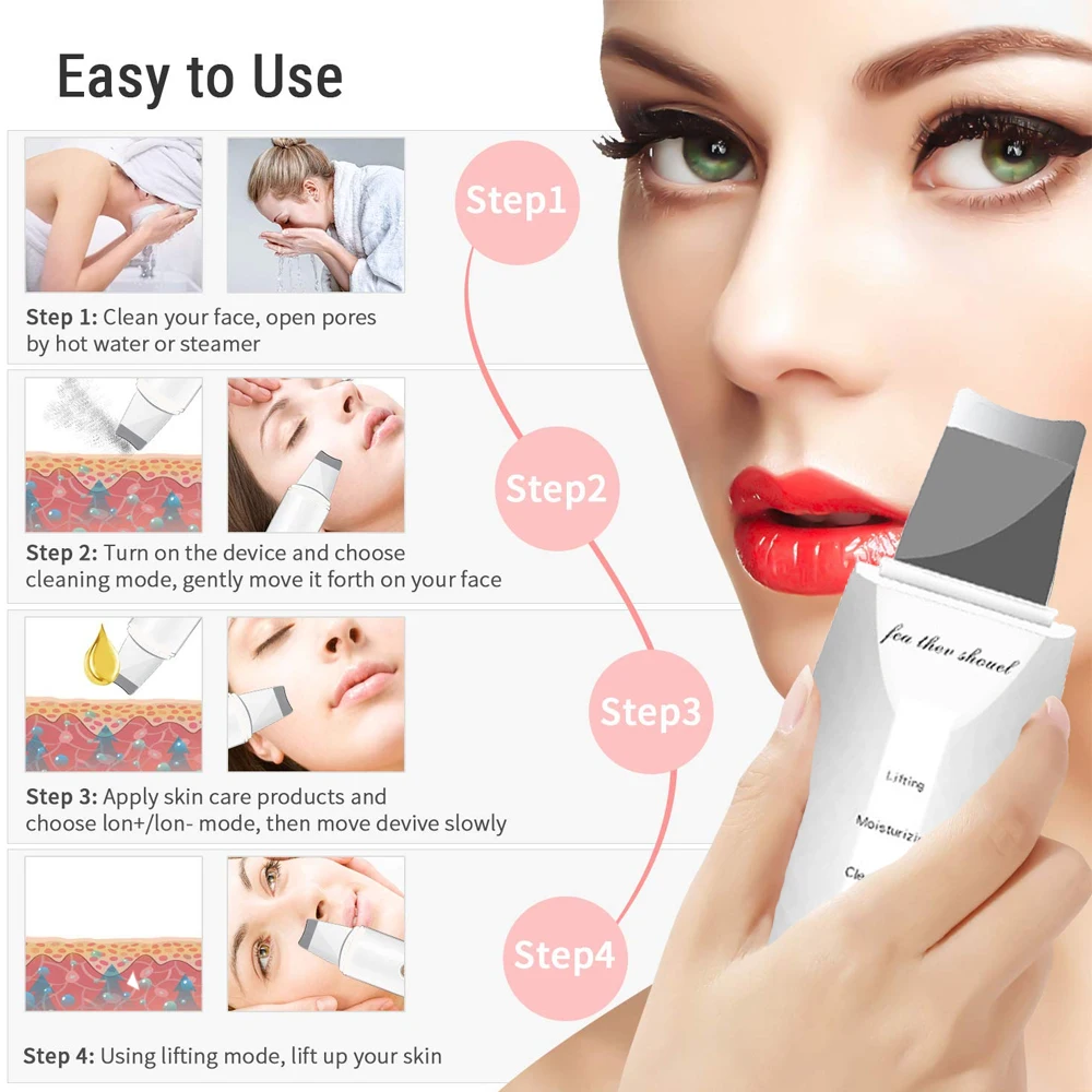 Electric Skin Scrubber Peeling - Electric Face Cleanser Brush ulasan dan harga