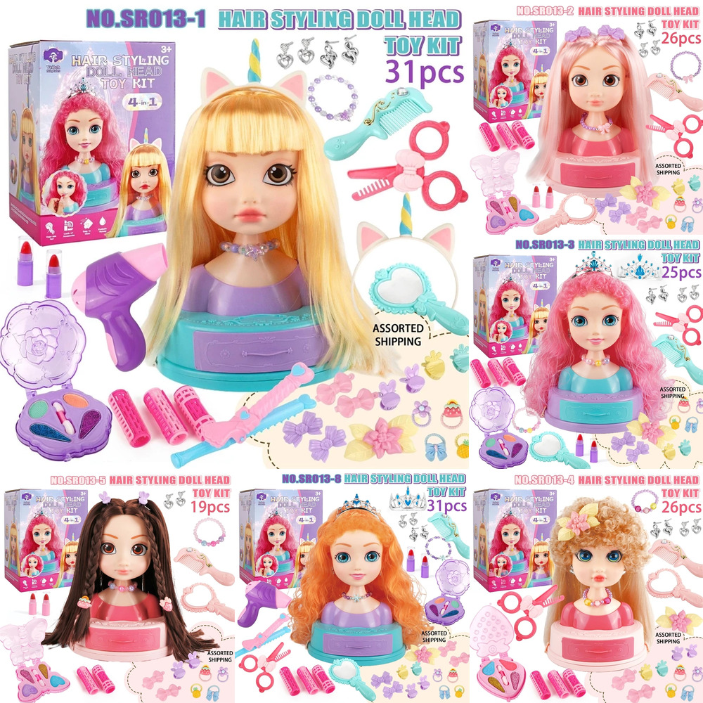 Hair Styling Doll Head Makeup  - Beauty Makeup Kids ulasan dan harga