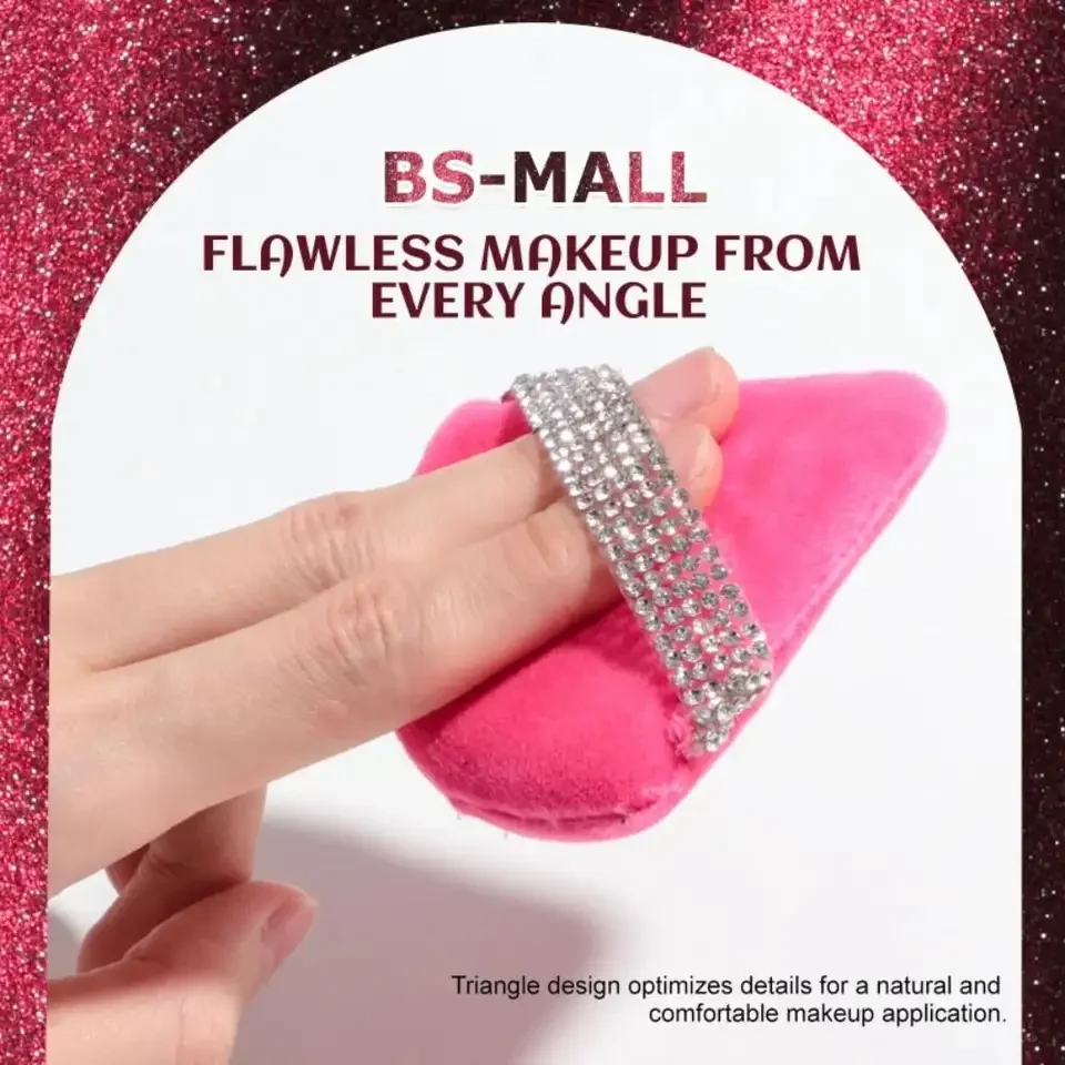 Diamond Triangle Powder Puff F - Beauty Makeup Sponge ulasan dan harga