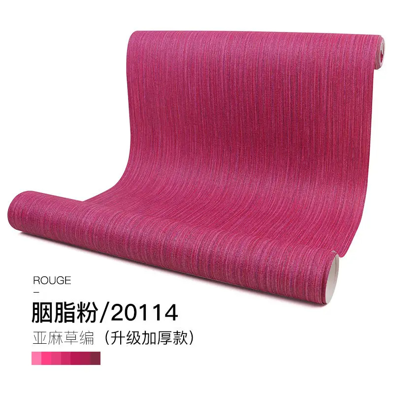 Japanese 3D Linen Striped Wall - Beauty Makeup Wallpaper ulasan dan harga