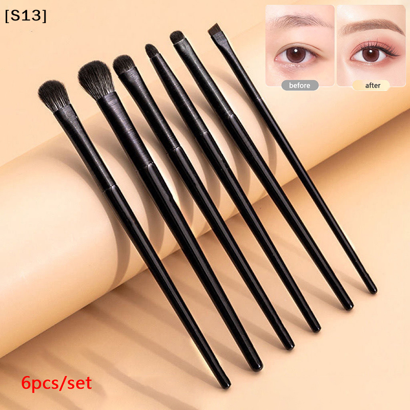6PCS Eyes Makeup Brushes Set P - Beauty Makeup Eyeshadow ulasan dan harga