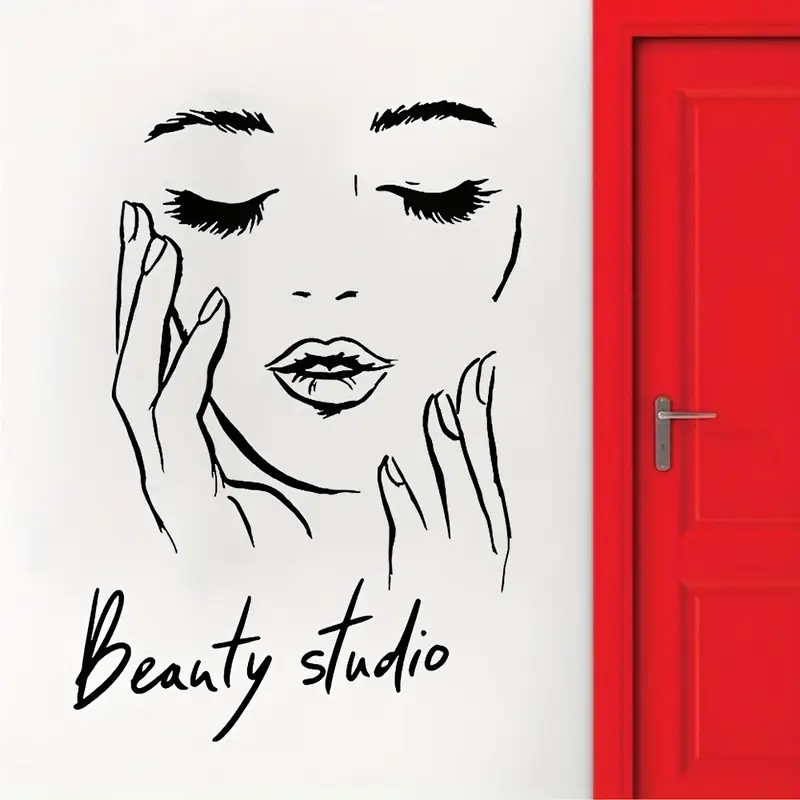 Wall Decal Featuring a Female  - Beauty Makeup Wallpaper ulasan dan harga