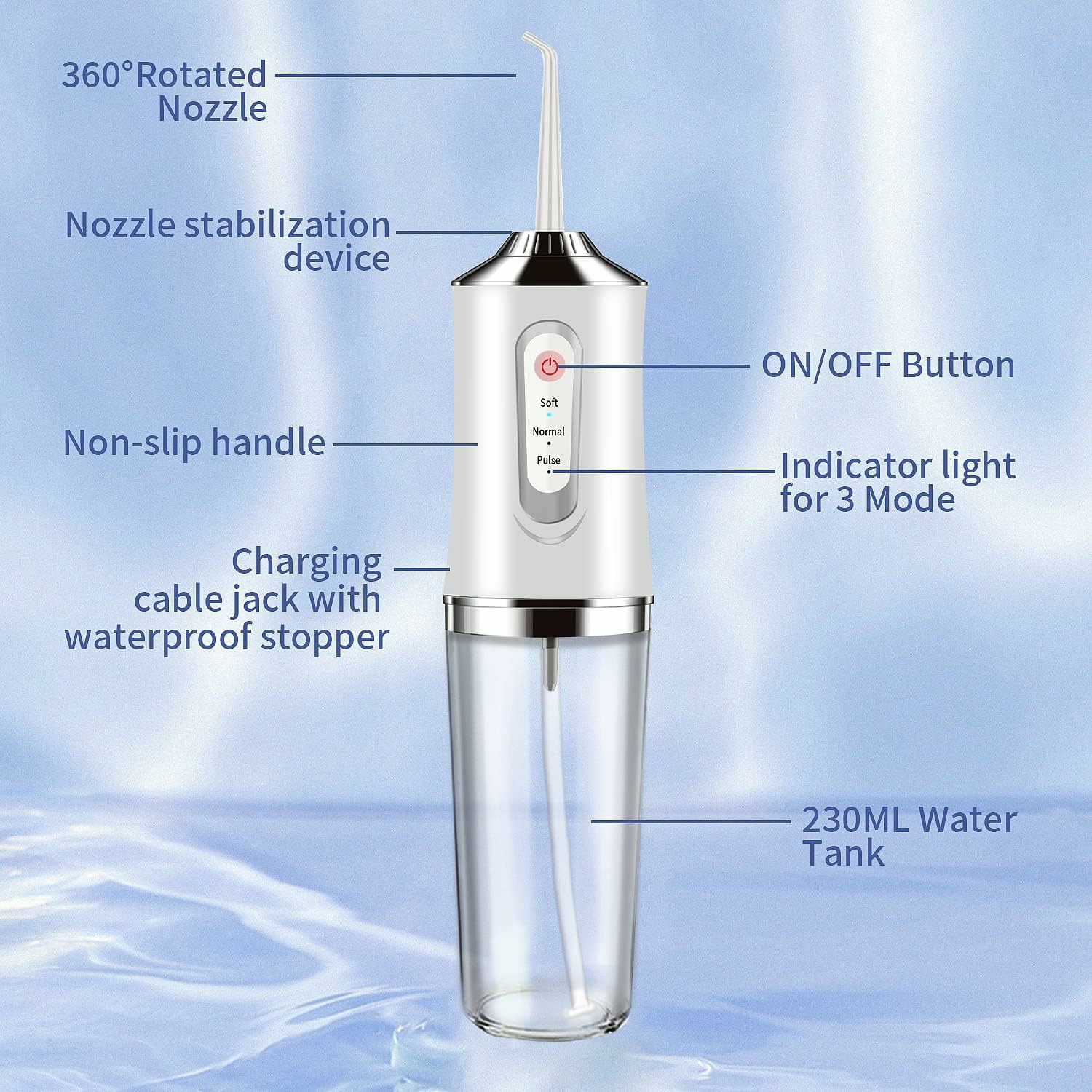 Dental Irrigator Water Flosser - Micellar Water Cleanser ulasan dan harga