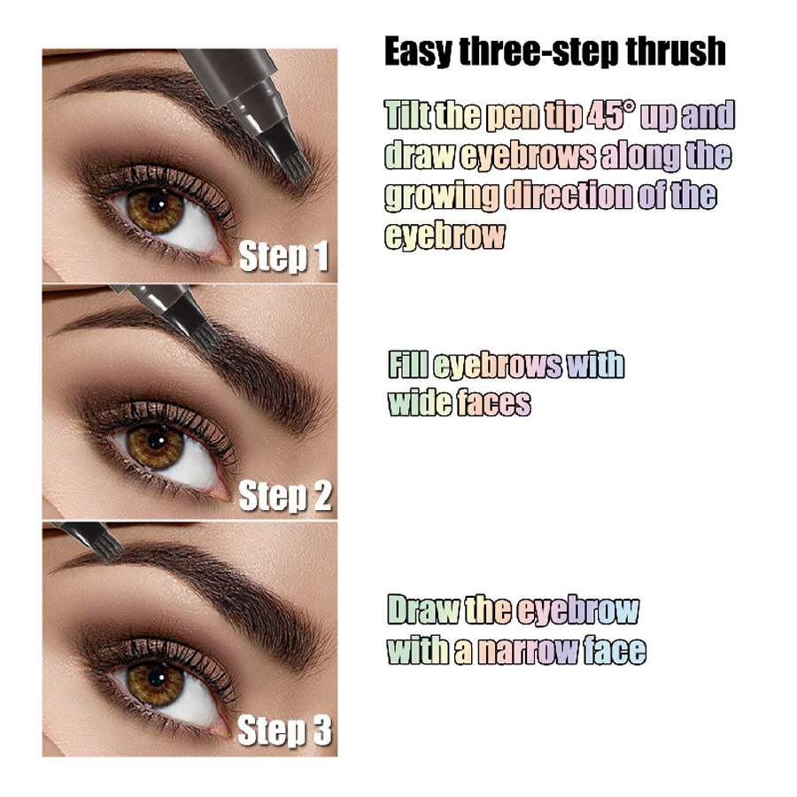 Waterproof Eyebrow Pen, Microb - Eyebrow Pomade Pencil ulasan dan harga