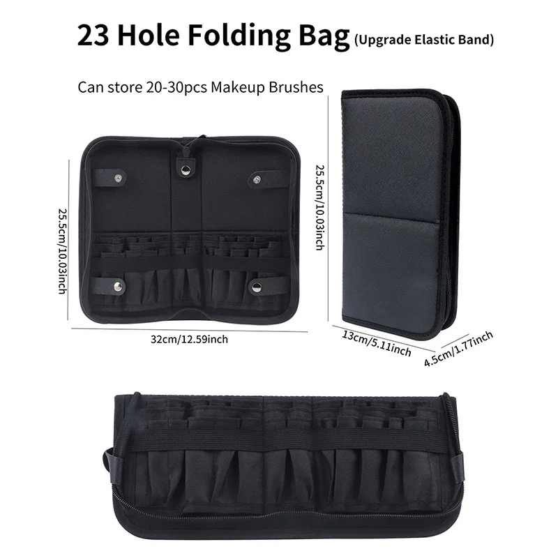 29/23 Holes Foldable Makeup Br - Beauty Makeup Women ulasan dan harga