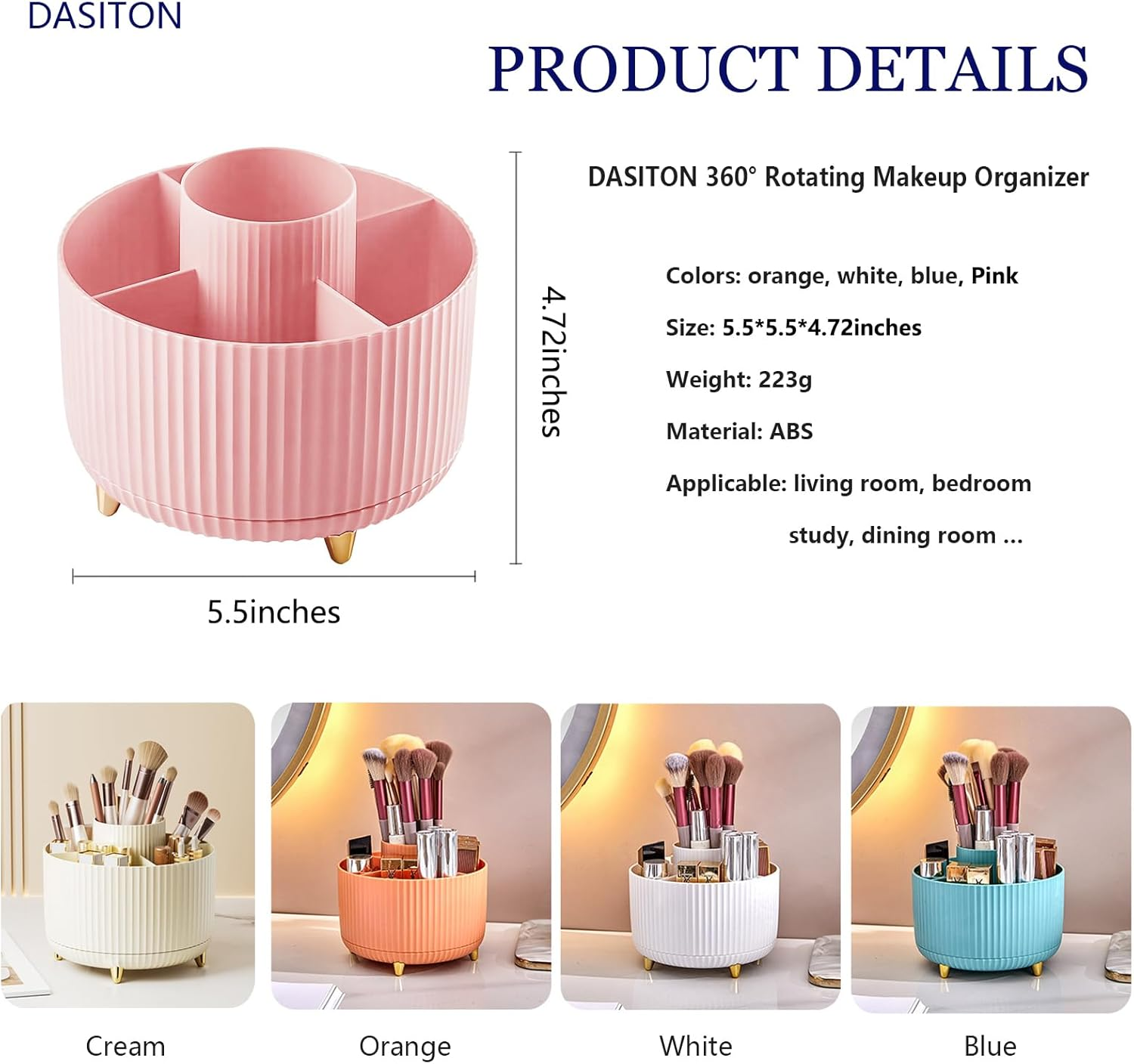 360° Rotating Makeup Tool Stor - Beauty Makeup Lipstick ulasan dan harga