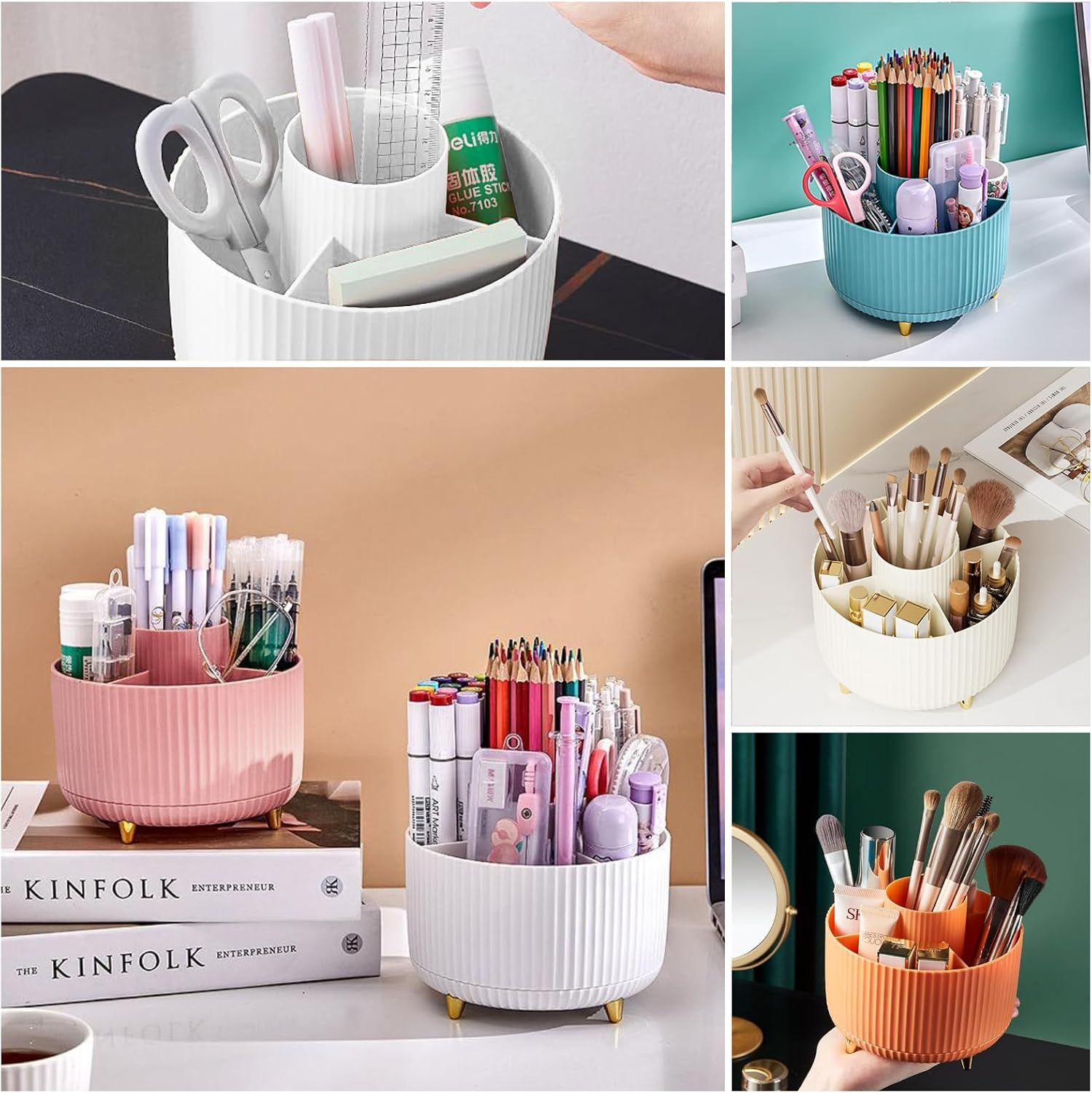 360° Rotating Makeup Tool Stor - Beauty Makeup Lipstick ulasan dan harga