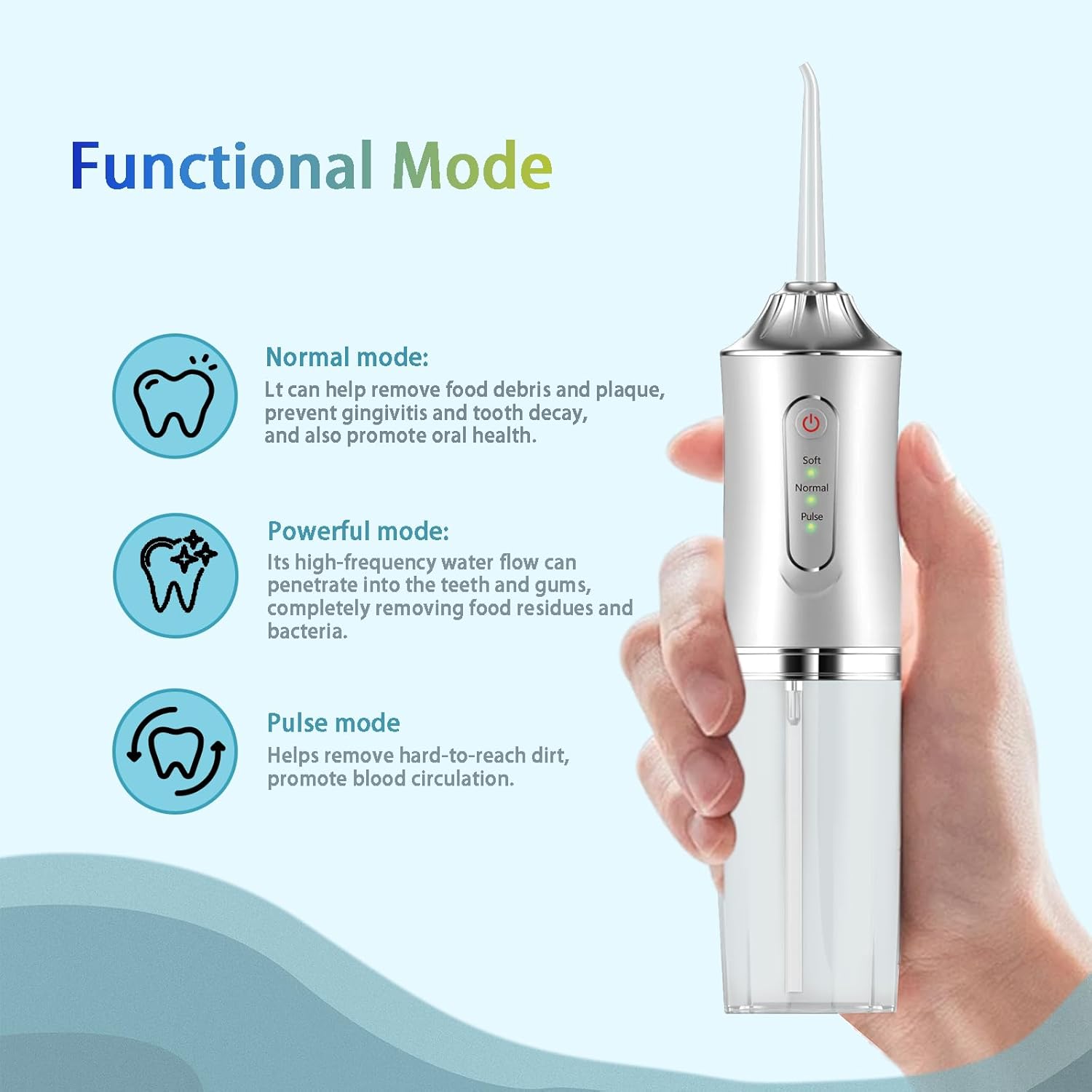 USB Rechargeable Water Flosser - Micellar Water Cleanser ulasan dan harga
