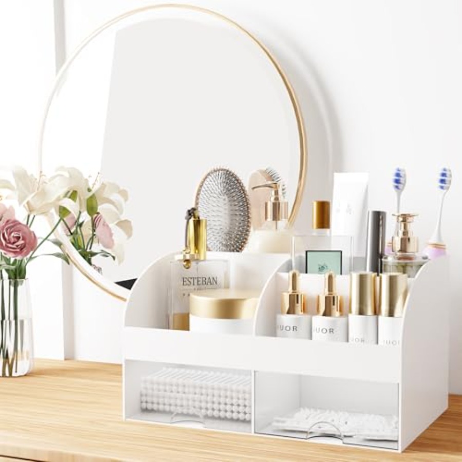 Makeup Organizer with Drawers, - Beauty Makeup Lipstick ulasan dan harga