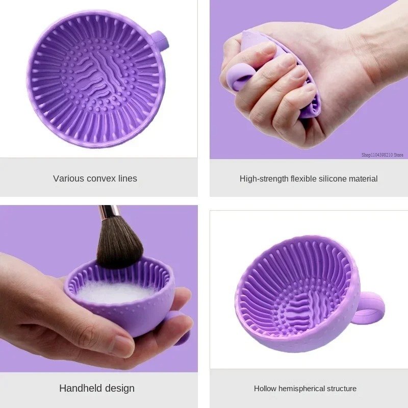 Soft Silicone Makeup Brush Cle - Beauty Makeup Sponge ulasan dan harga