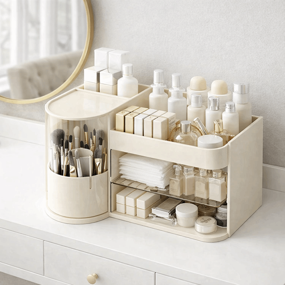 Plastic Cosmetic Storage Box D - Beauty Makeup Lipstick ulasan dan harga